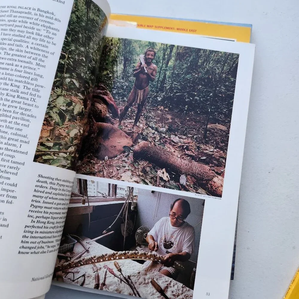 2X Vintage National Geographic Magazine Bundle Set Magazines Random 2 Magazines